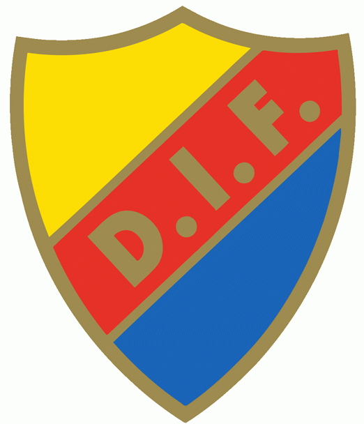 djurgardens if pres primary logo DTF transfer for t shirt